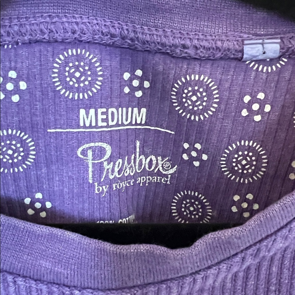 Pressbox Purple Graphic Sweatshirt LSU TIGERS - Picture 2 of 3